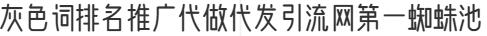 灰色词排名推广代做代发引流网第一蜘蛛池